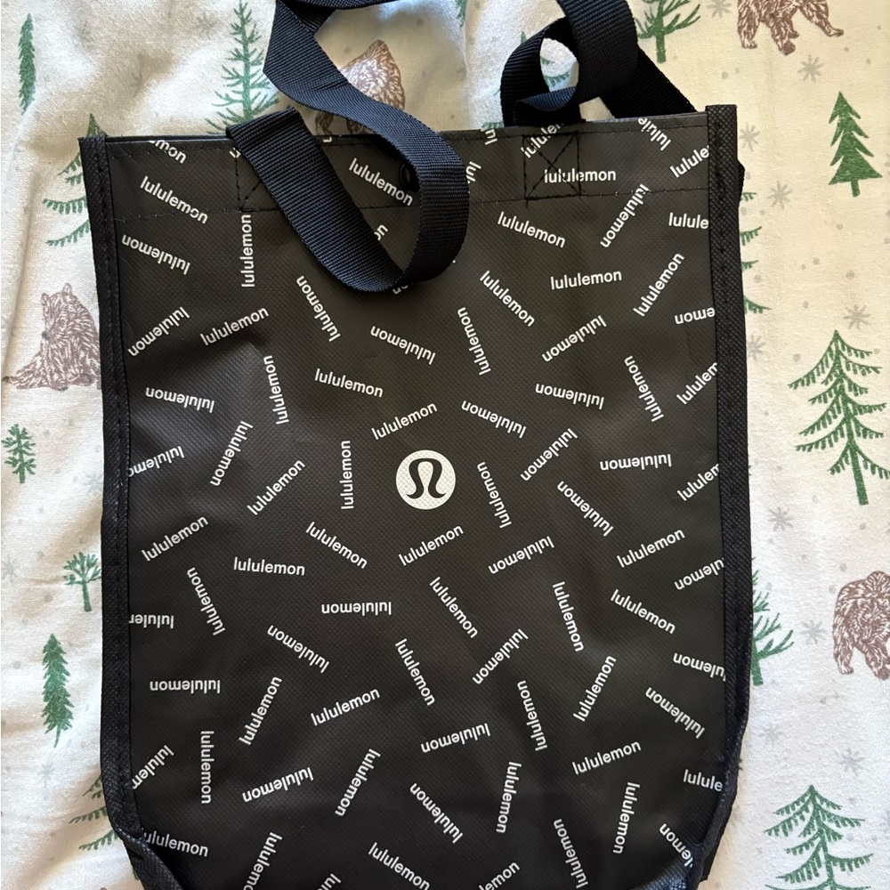 Lululemon Black Tote Bag